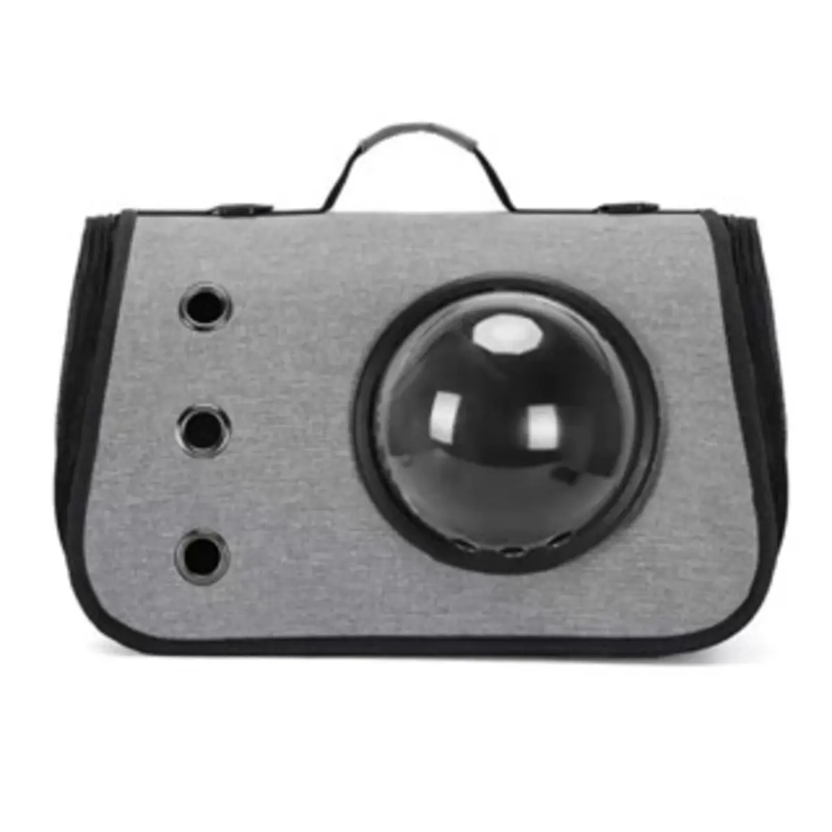 Cat carrier with bubble window for safe travel